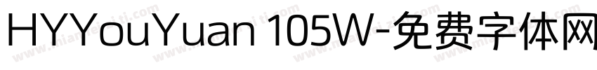 HYYouYuan 105W字体转换